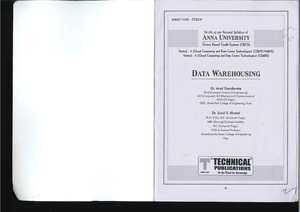 DWDM Lab Manual 2022-2023 - DATA WAREHOUSING AND DATA MINING LAB (R 20 ...