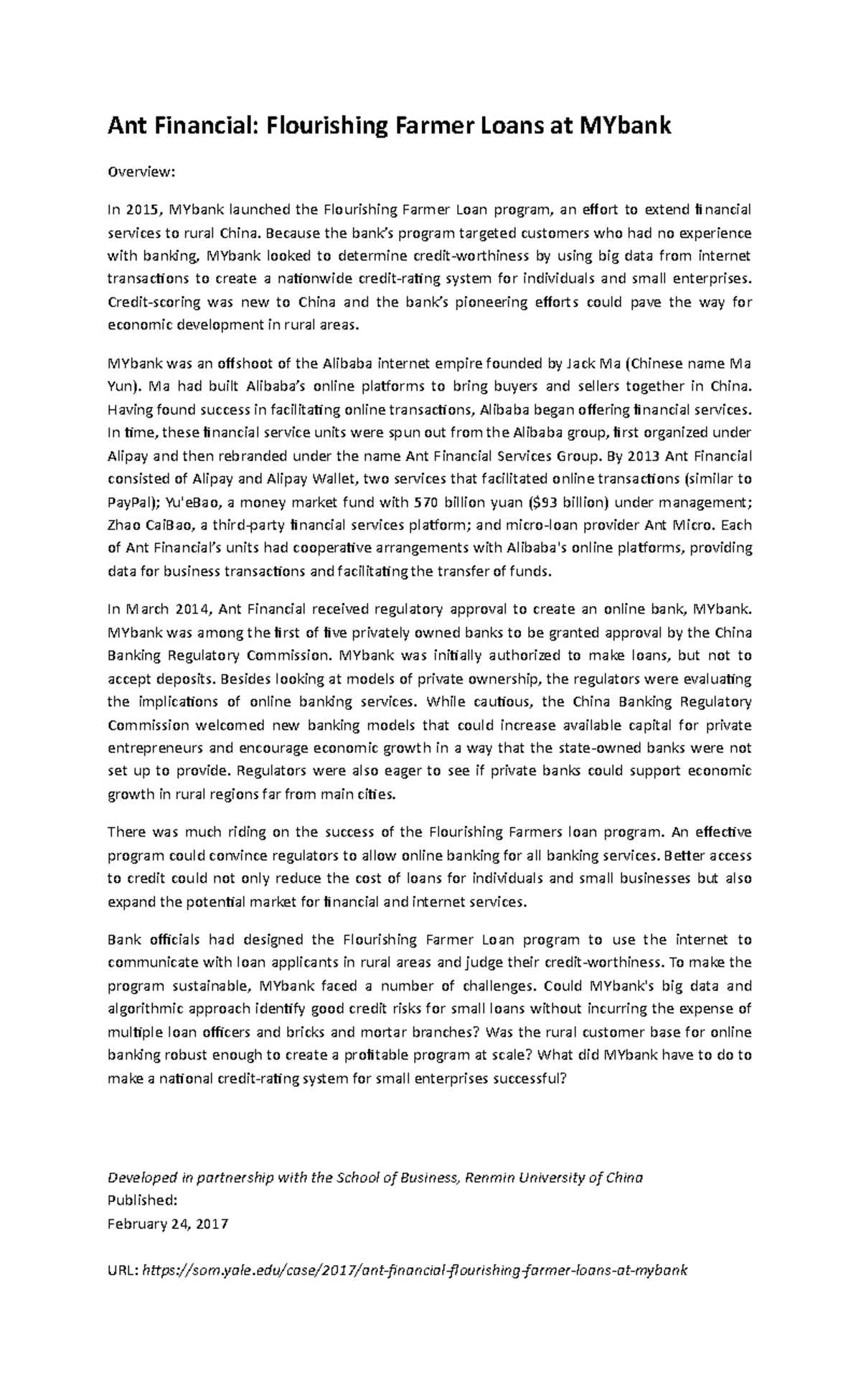 Ant financial business model picture