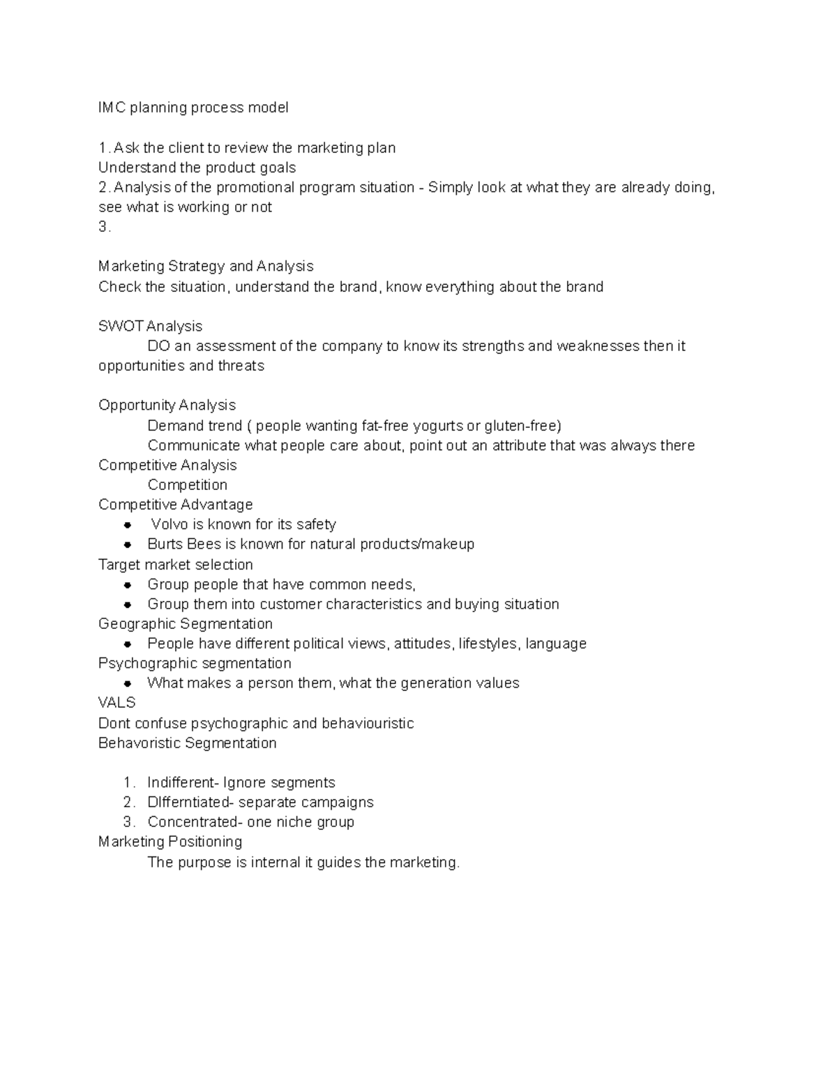 Integrated Marketing Aug 3- CH2 - IMC planning process model Ask the ...