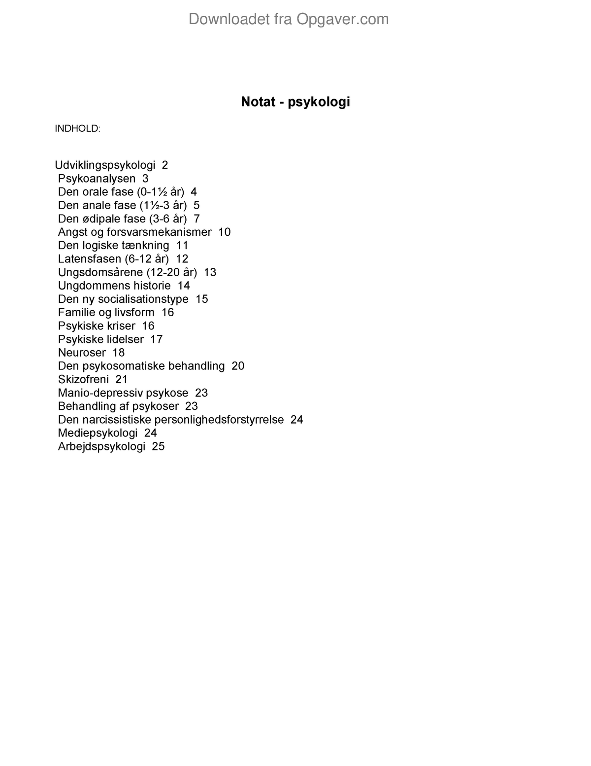 Psykologi Noter - Lecture Notes 3 - Notat - Psykologi ...