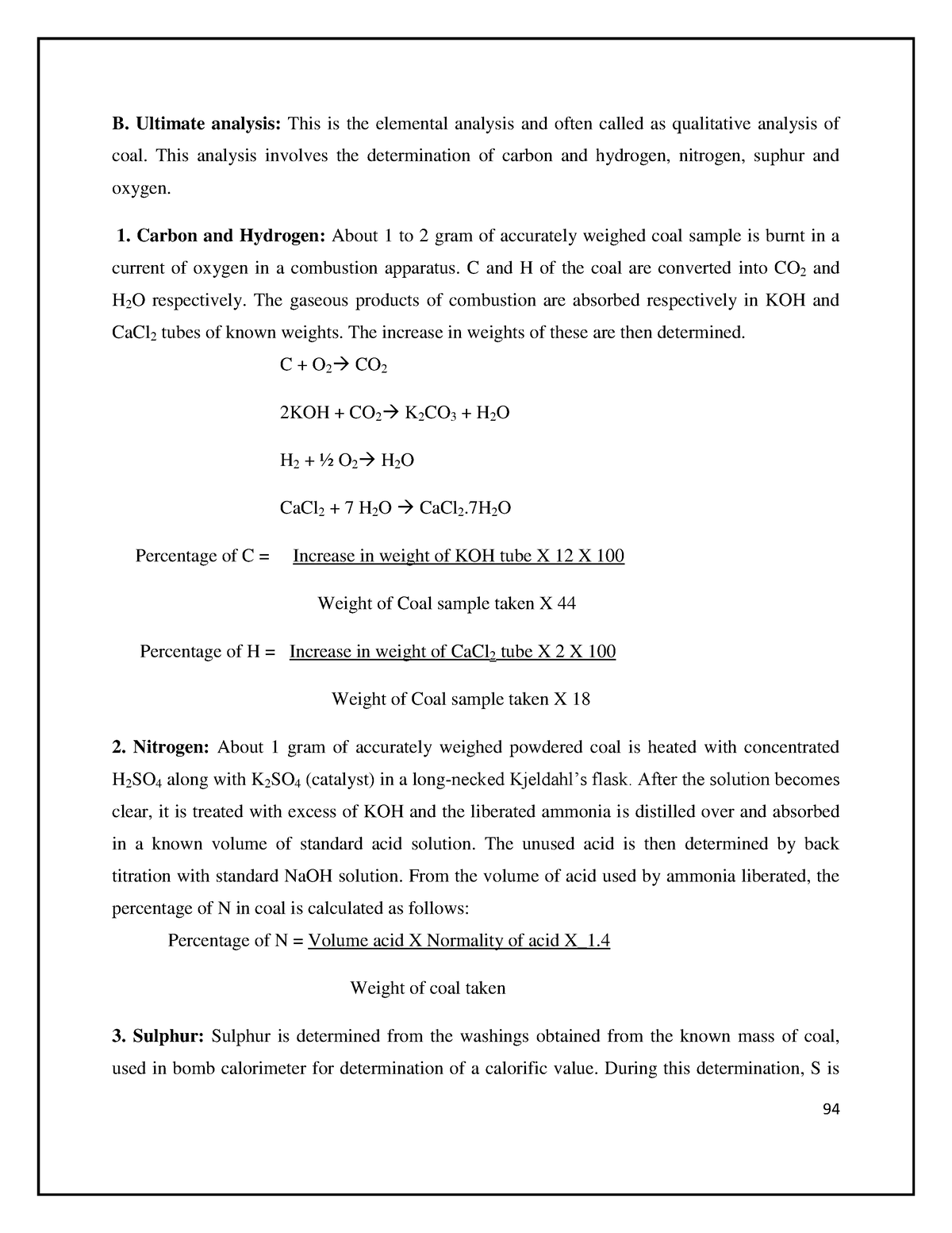 EC-Lecture Notes 7-4-114-10 - B. Ultimate Analysis: This Is The ...