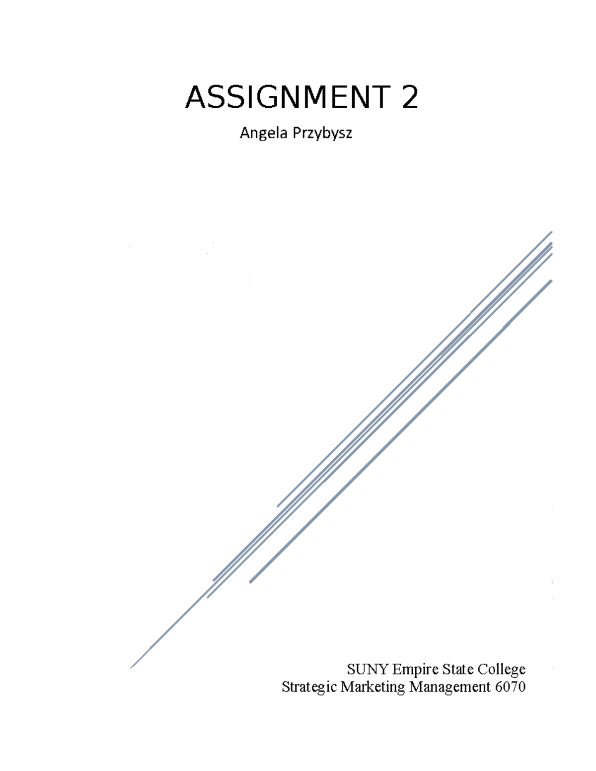 assignment marketing 2