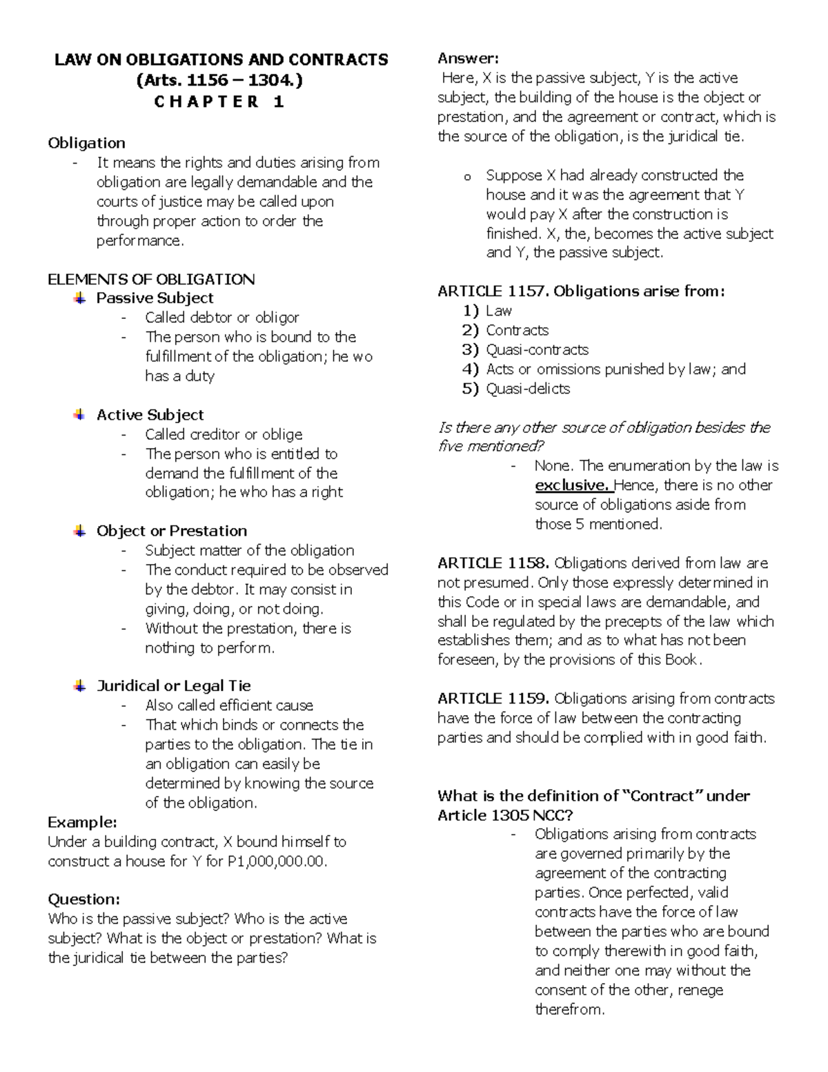 Chapter 1 2 Obligations And Contracts Accountancy Studocu Chapter 1 2 Obligations And Contracts Accountancy Studocu