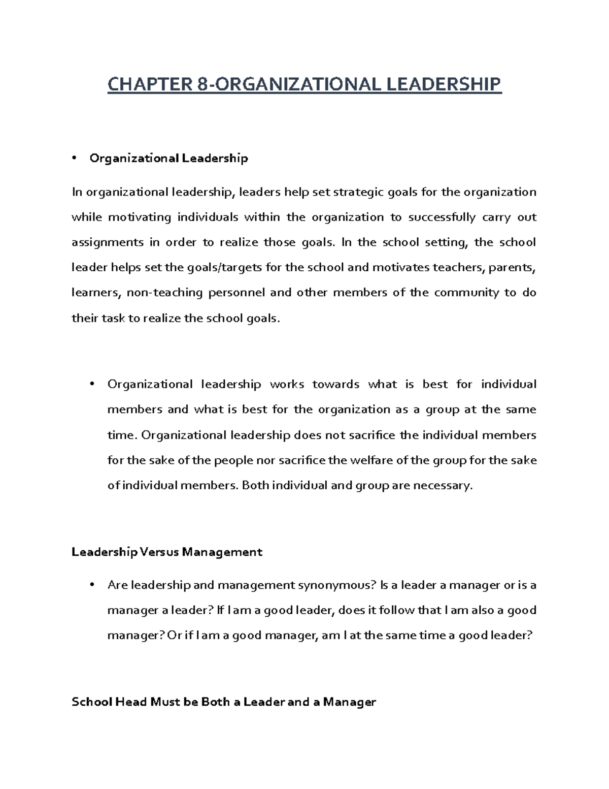 chapter-8-organisational-leadership-chapter-8-organizational