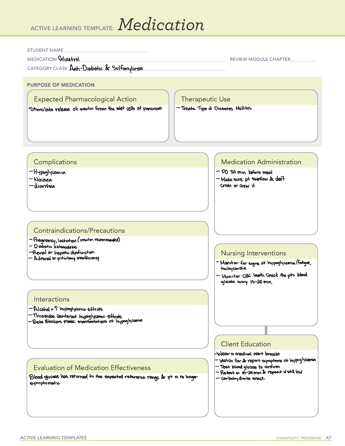 Documents - Medication - ACTIVE LEARNING TEMPLATES THERAPEUTIC ...