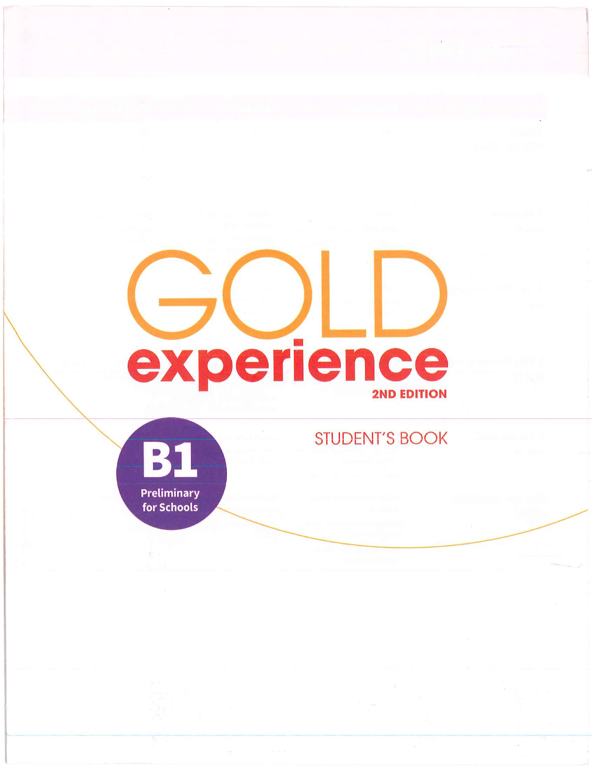 Gold Experience B1 Student's Book (2nd Edition) - Spanish Studies - Studocu