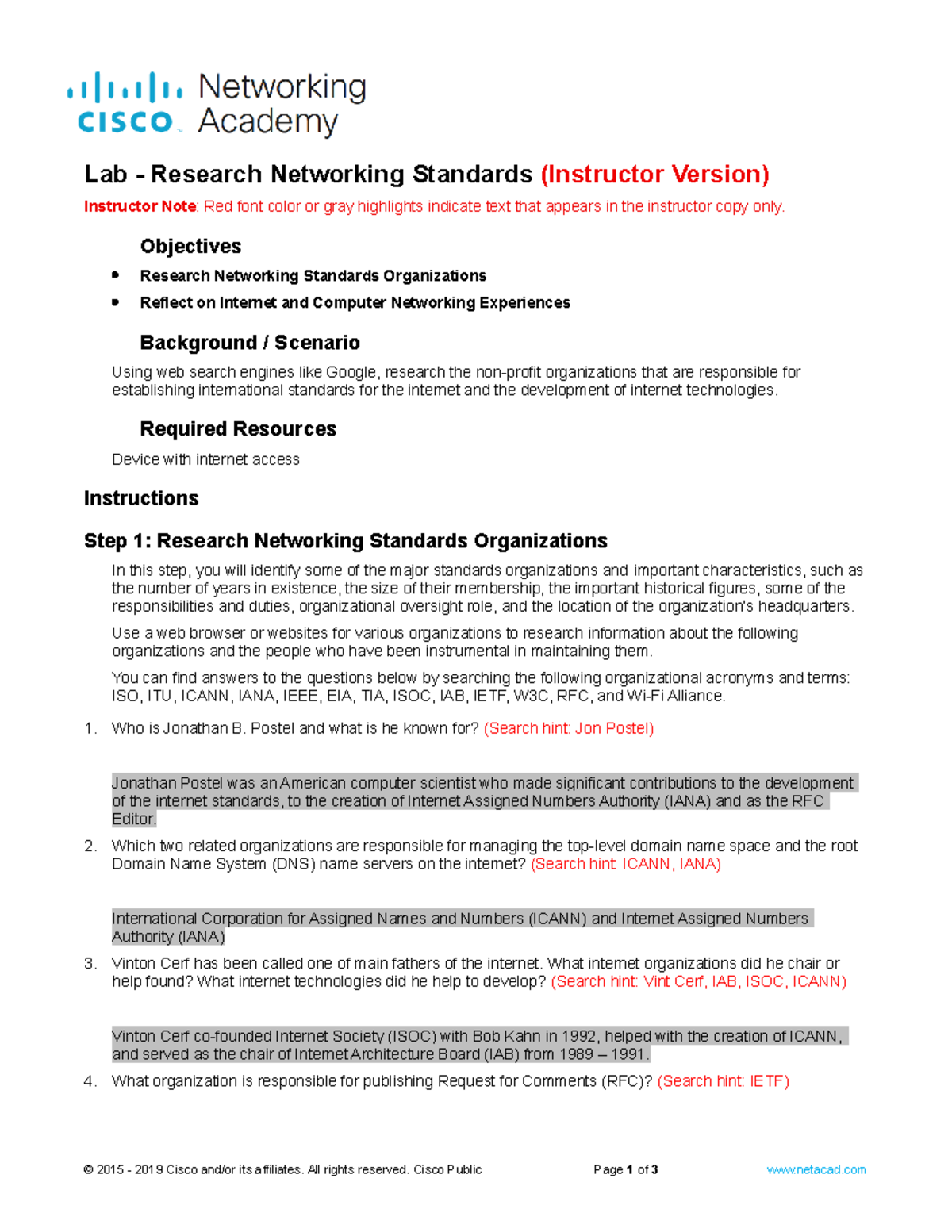 3.4.4 Lab - Research Networking Standards - ILM - Lab - Research ...