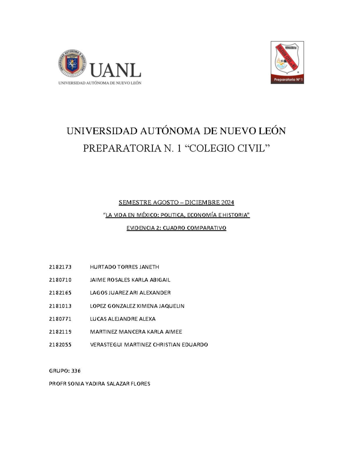 Equipo 4 EV E2 LVM - Evidencia - UNIVERSIDAD AUTÓNOMA DE NUEVO LEÓN ...