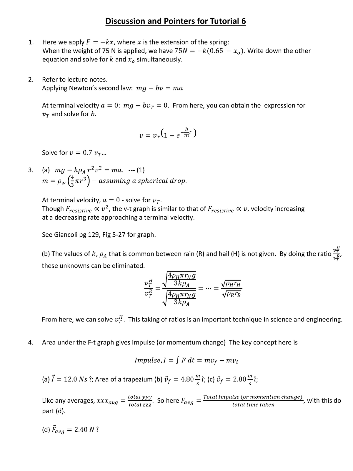 2023 - Tutorial 5 Hints and Pointers - Discussion and Pointers for ...