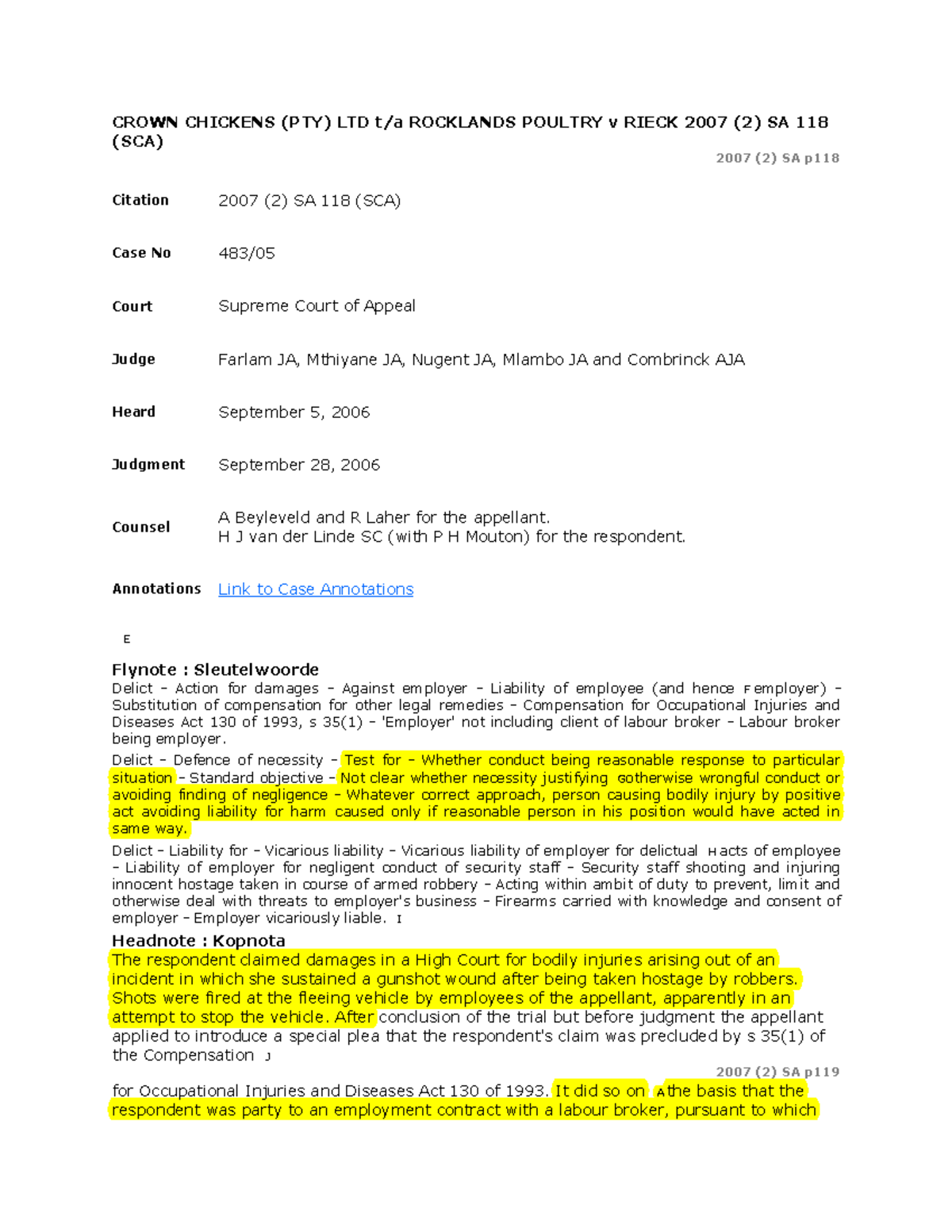 Crown Chickens 230817 124203 CROWN CHICKENS (PTY) LTD t/a ROCKLANDS