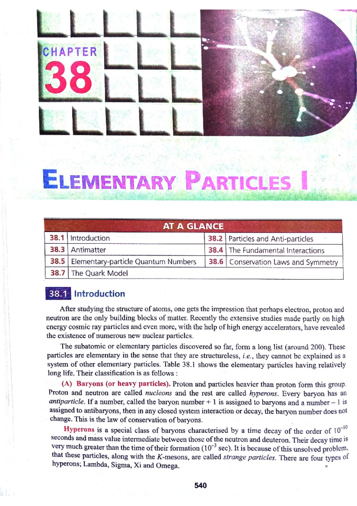 Elementary particles - Nuclear Physics And Particle Physics - Studocu