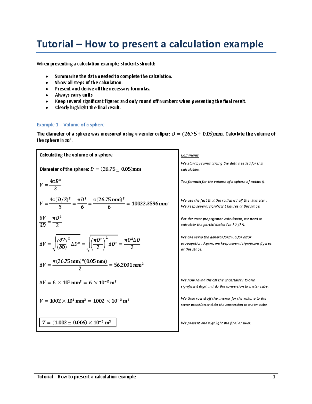 how-to-present-a-calculation-example-show-all-steps-of-the