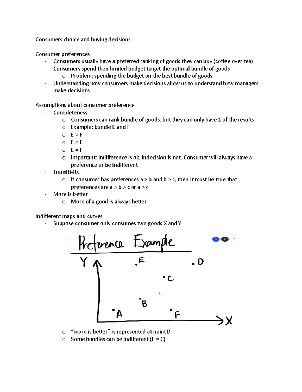 Ec lecture 3 - Consumers choice and buying decisions Consumer ...