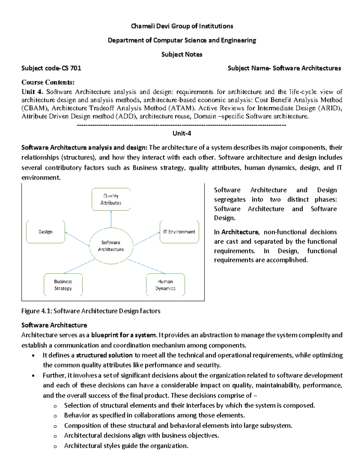 Unit 4 Software Architecture 1631960140 1656740075 1661763897-1 ...