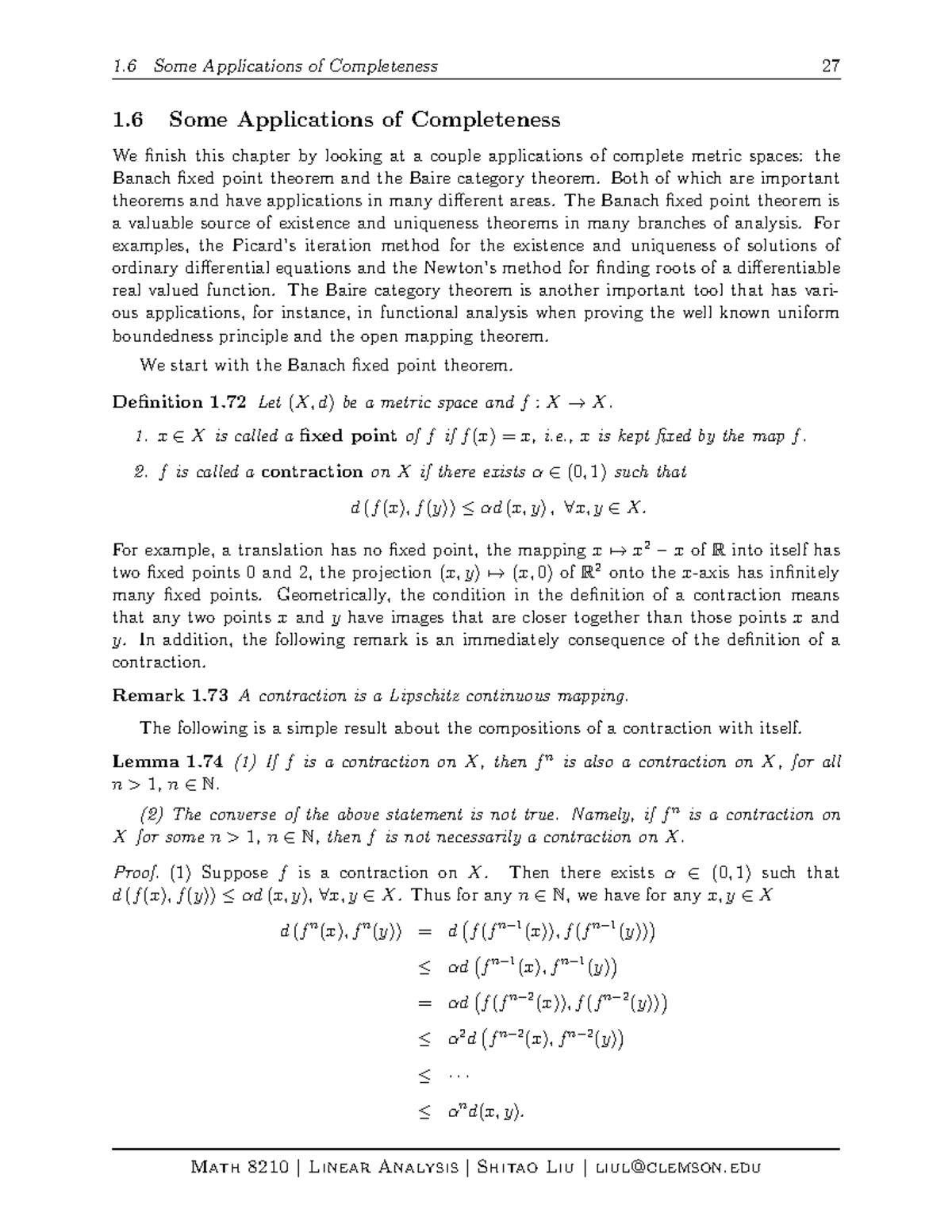 Section 1 - math8210 lecture notes - 1 Some Applications of ...