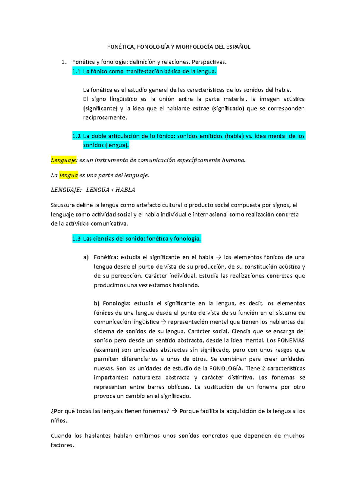 Fonética Morfología Y Fonología Del Español FonÉtica FonologÍa Y MorfologÍa Del EspaÑol 3638