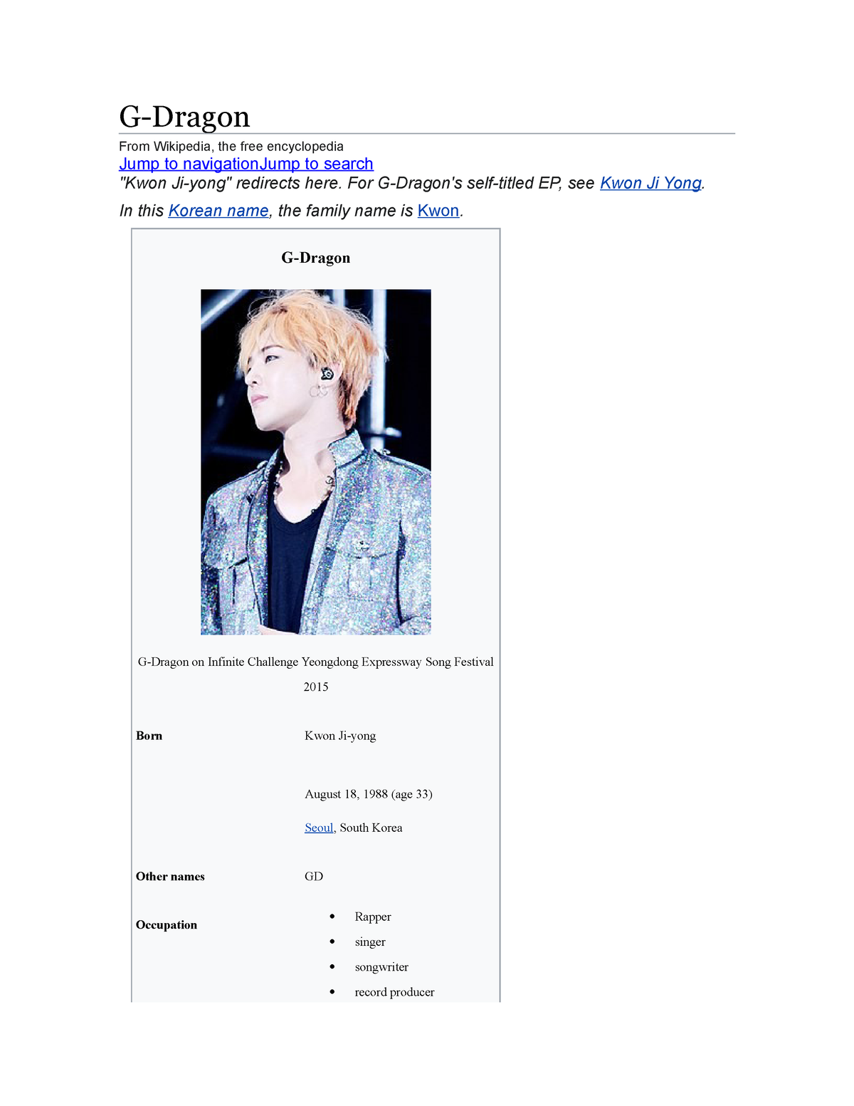 G-Dragon - Wikipedia