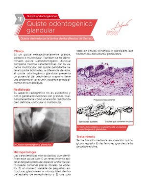 quiste odontogénico glandular