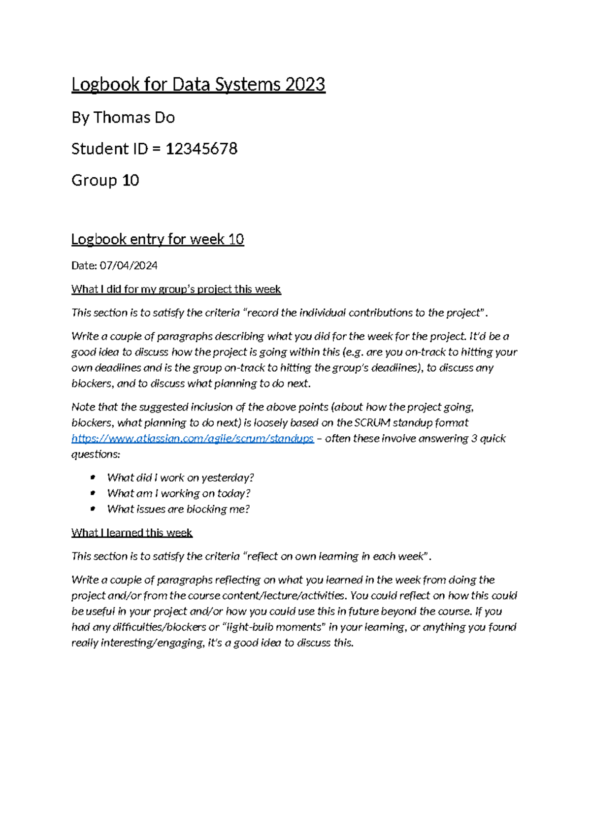 41091 data system logbook suggested template Logbook for Data Systems