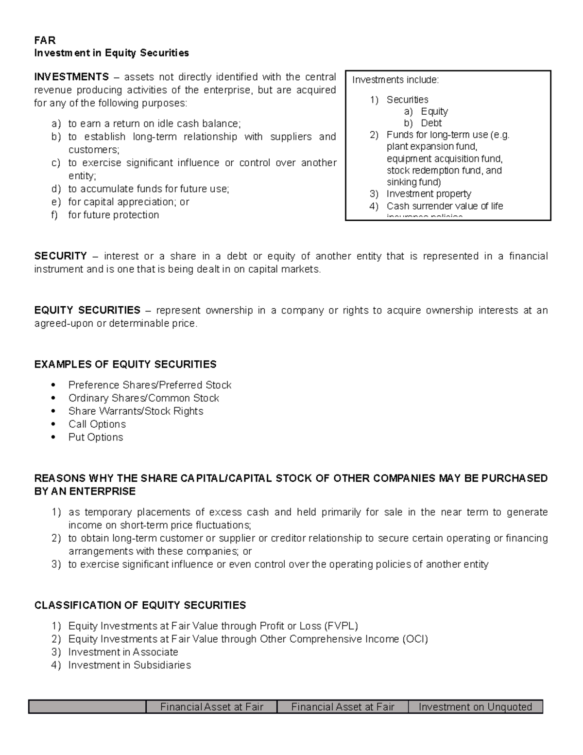 investment-in-equity-securities-far-investment-in-equity-securities