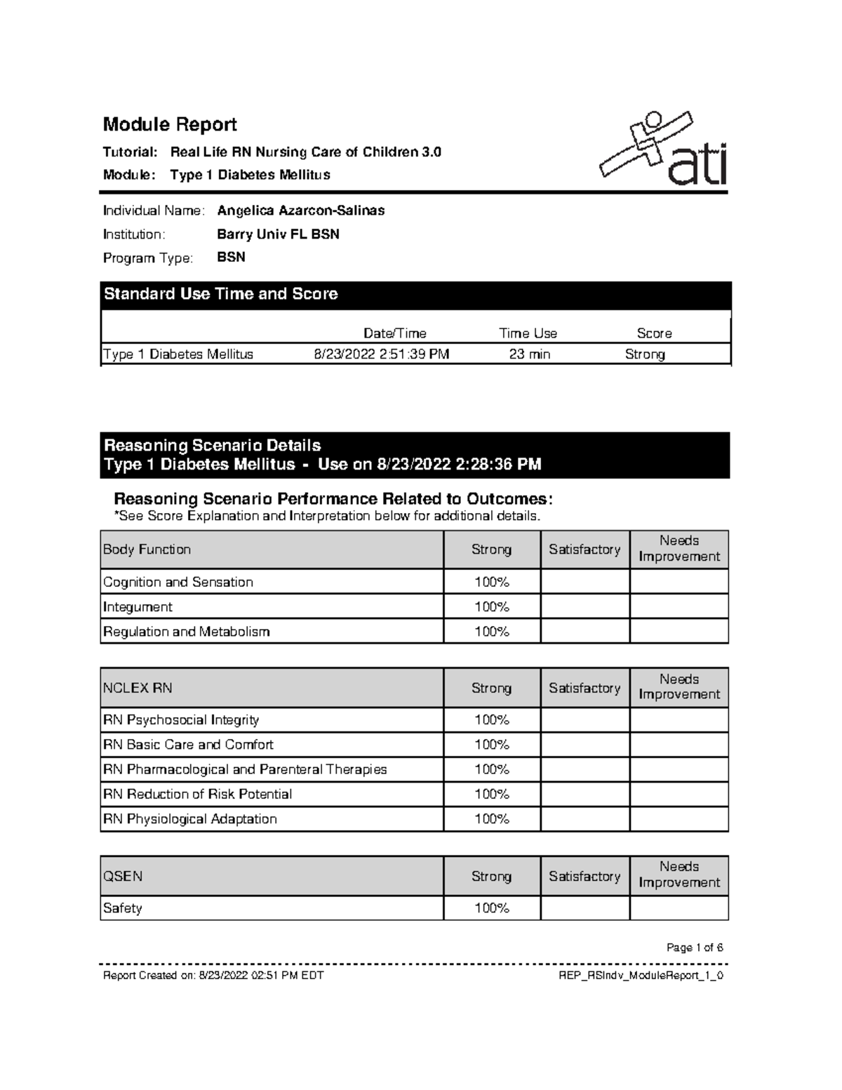 Rn Nursing Care Of Children Type 1 Diabetes Mellitusnotifications - zx6iifc