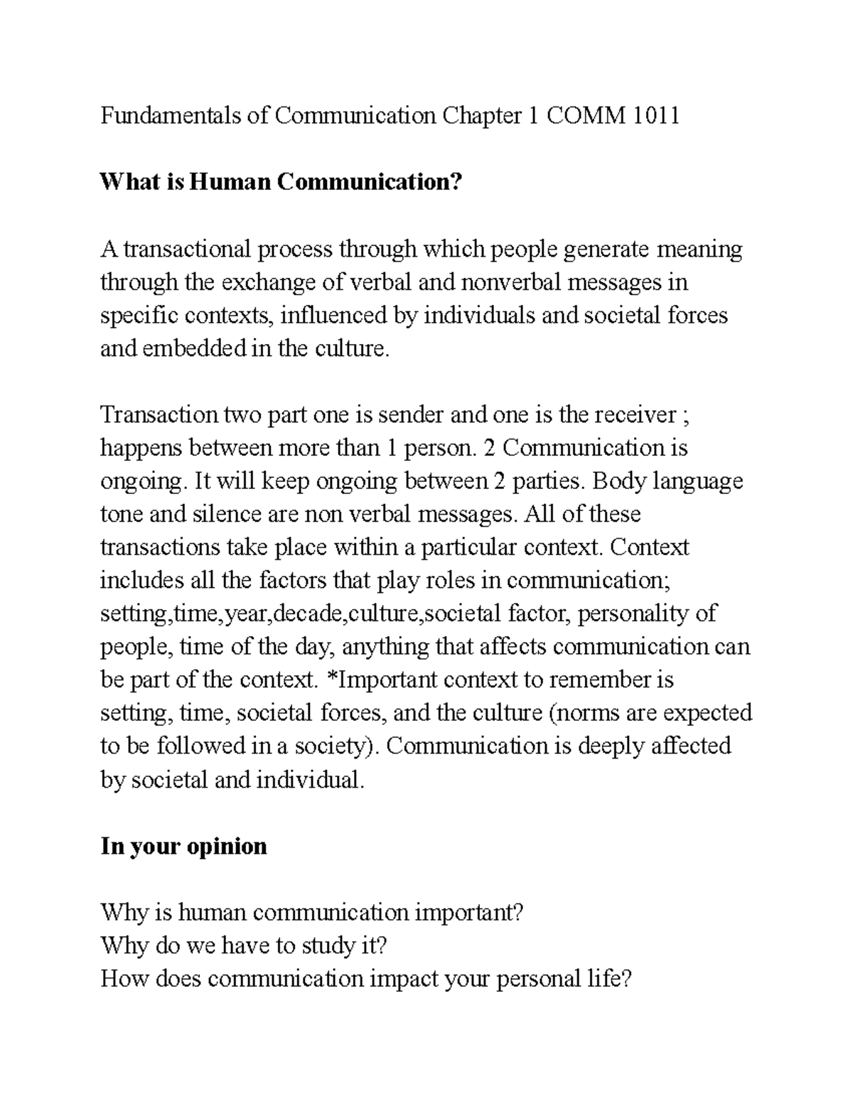 comm-1011-lecture-1-fundamentals-of-communication-chapter-1-comm-1011