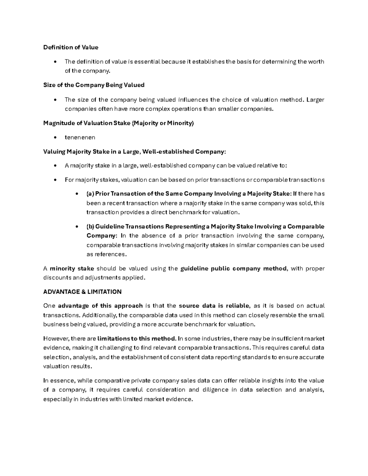 Teenenen - Amazing great - Definition of Value - The definition of