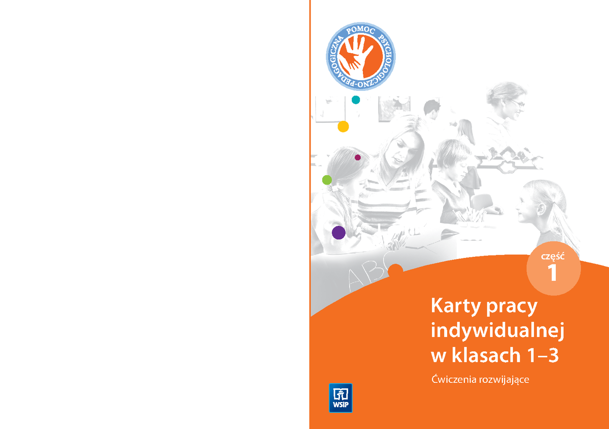 Karty pracy indywidualnej w klasach 1-3 - Karty pracy indywidualnej w