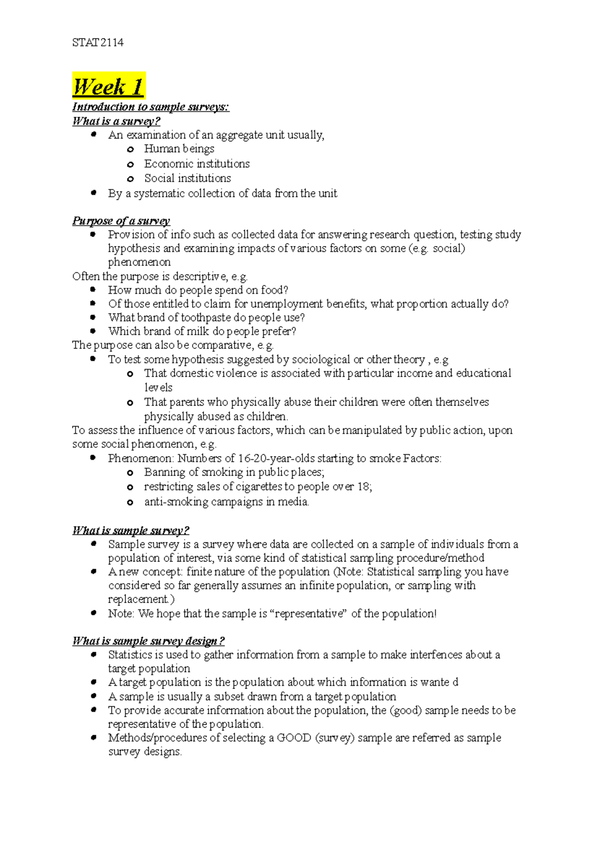 Stat2114 LECT Notes - MATH 321 - George Mason - Studocu