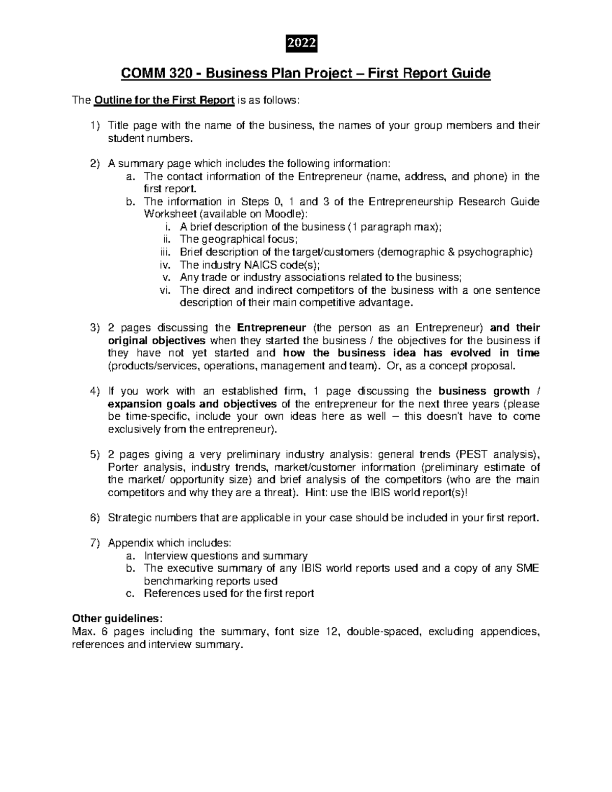 comm320-first-report-business-plan-project-comm-320-business