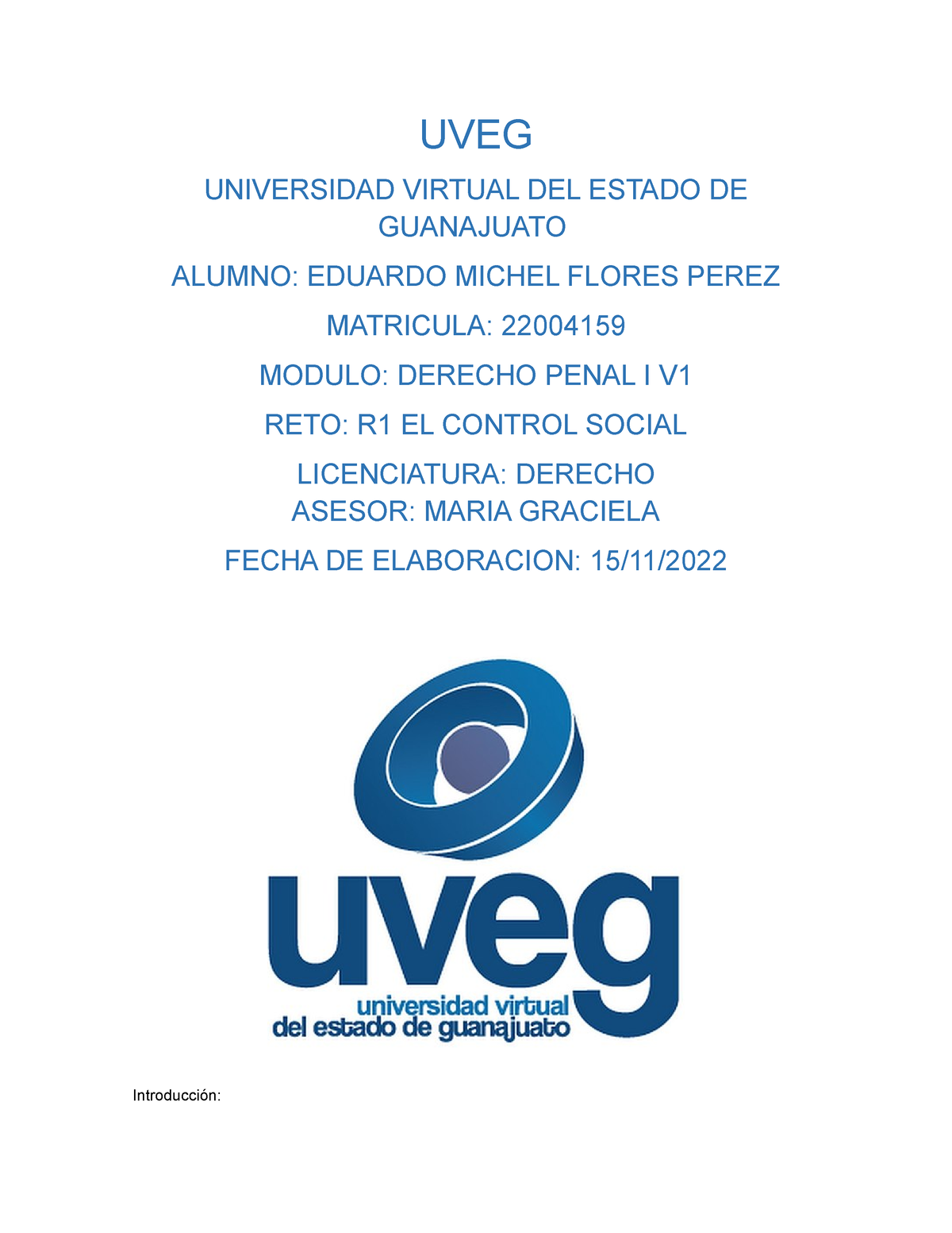 R1 U1 AAAAAAAAA - UVEG UNIVERSIDAD VIRTUAL DEL ESTADO DE GUANAJUATO ...