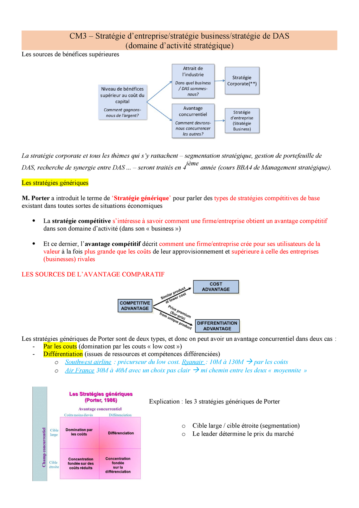 Analyse Strategique Chapitre 3 Studocu