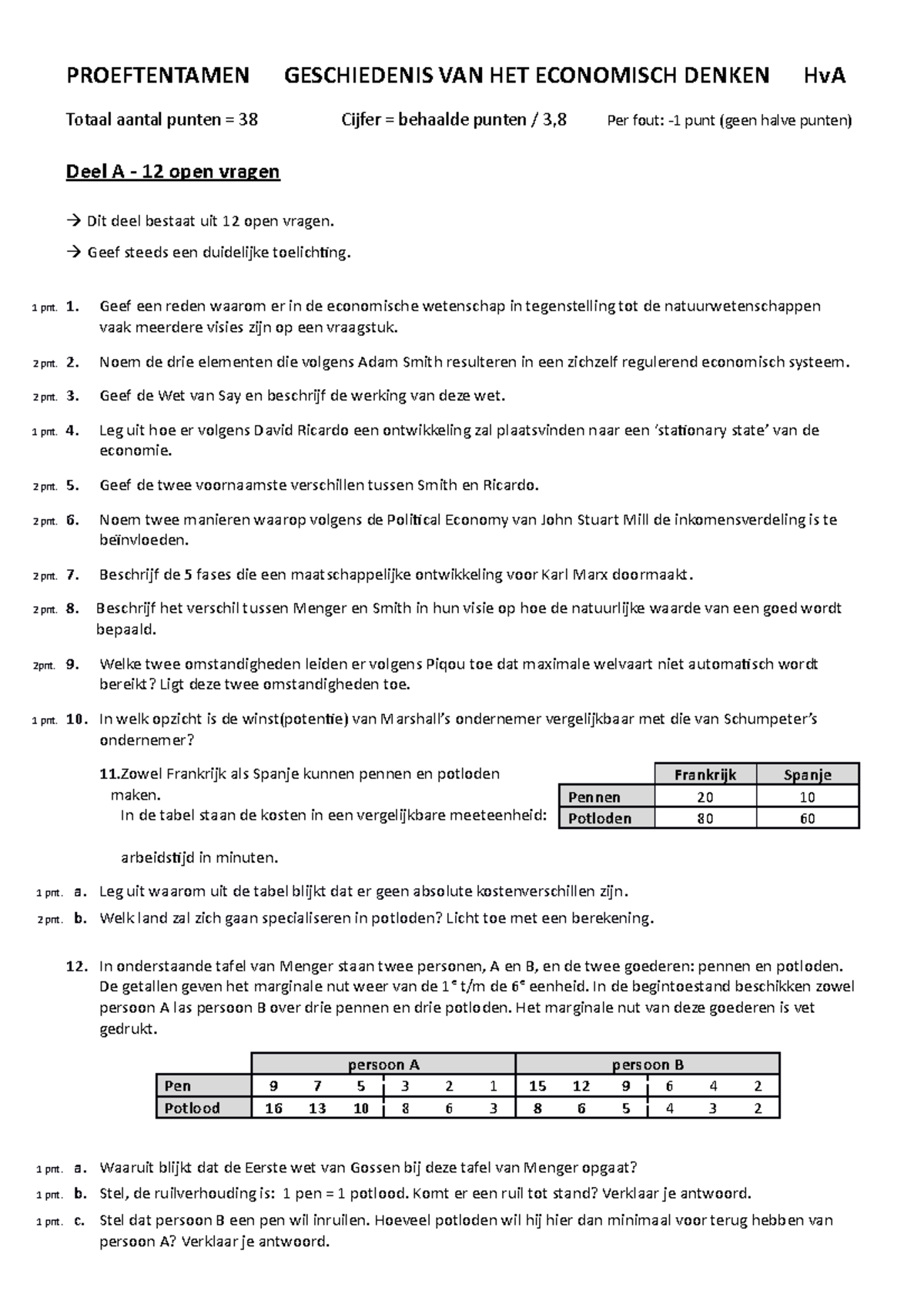 GE Proeftentamen - Oefentoets Met Antwoorden - PROEFTENTAMEN ...