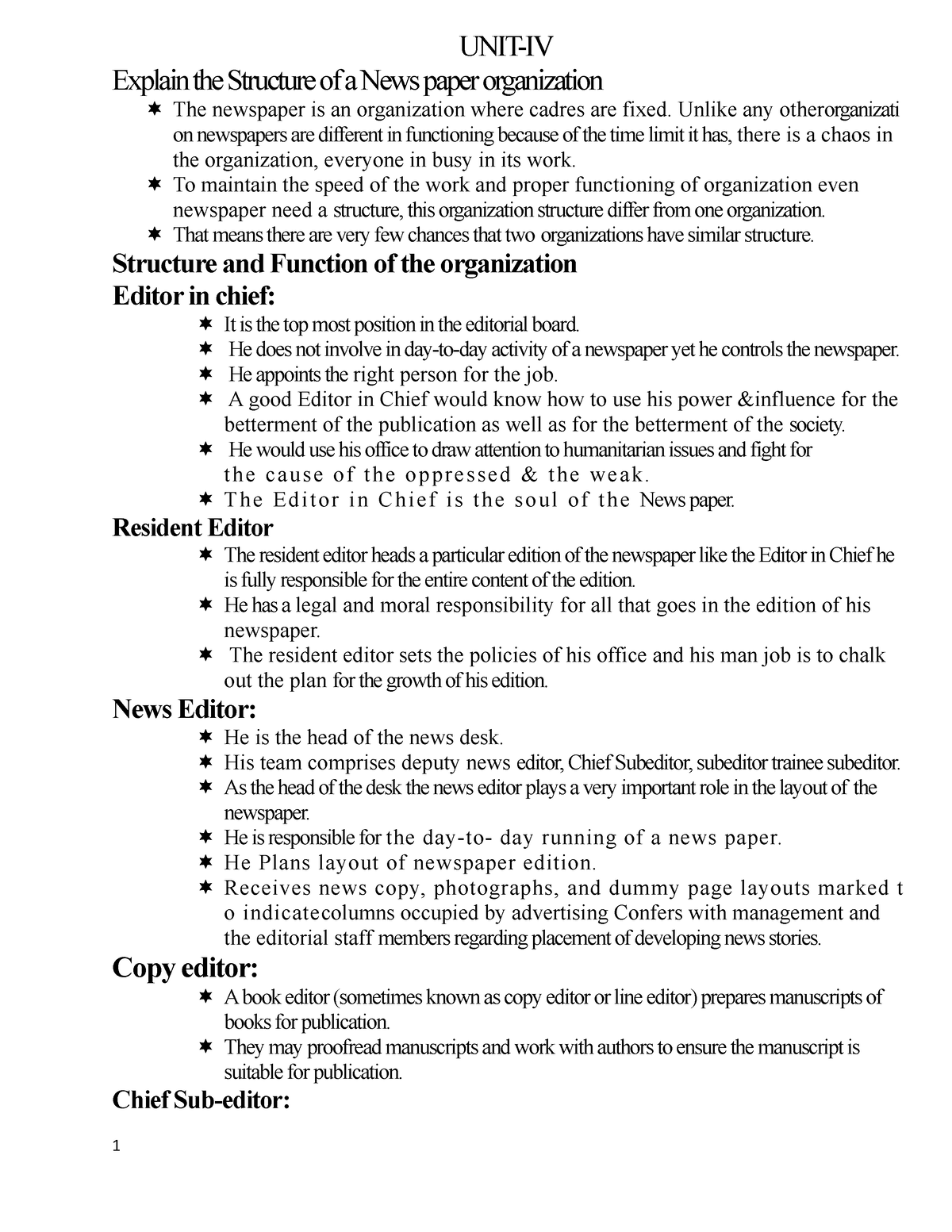 news-editor-unit-iv-explain-the-structure-of-a-news-paper