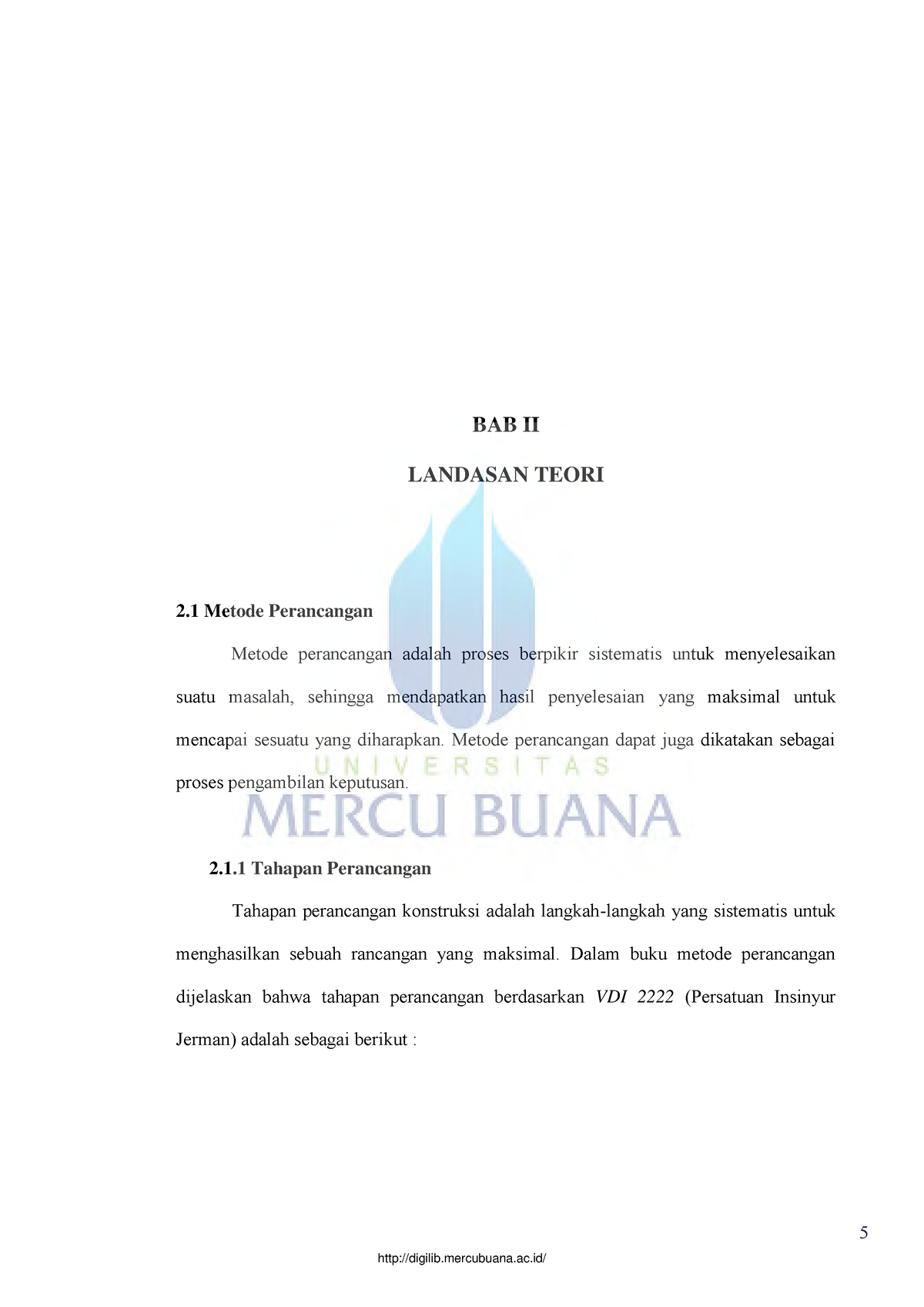 2. Perancangan Mesin Rough Maker - 5 BAB II LANDASAN TEORI 2 Metode ...