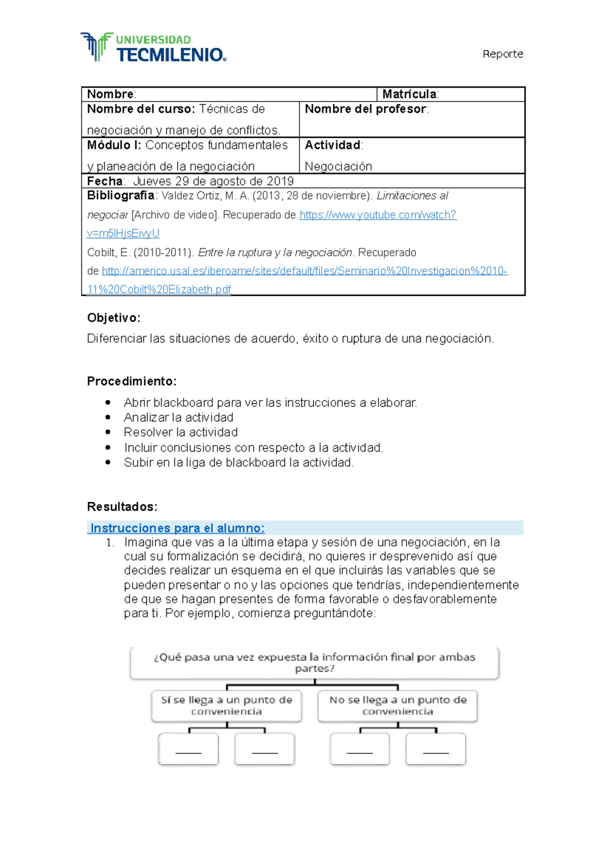 ACT 5 - actividad 5 - Nombre : Matrícula : Nombre del curso: Técnicas ...