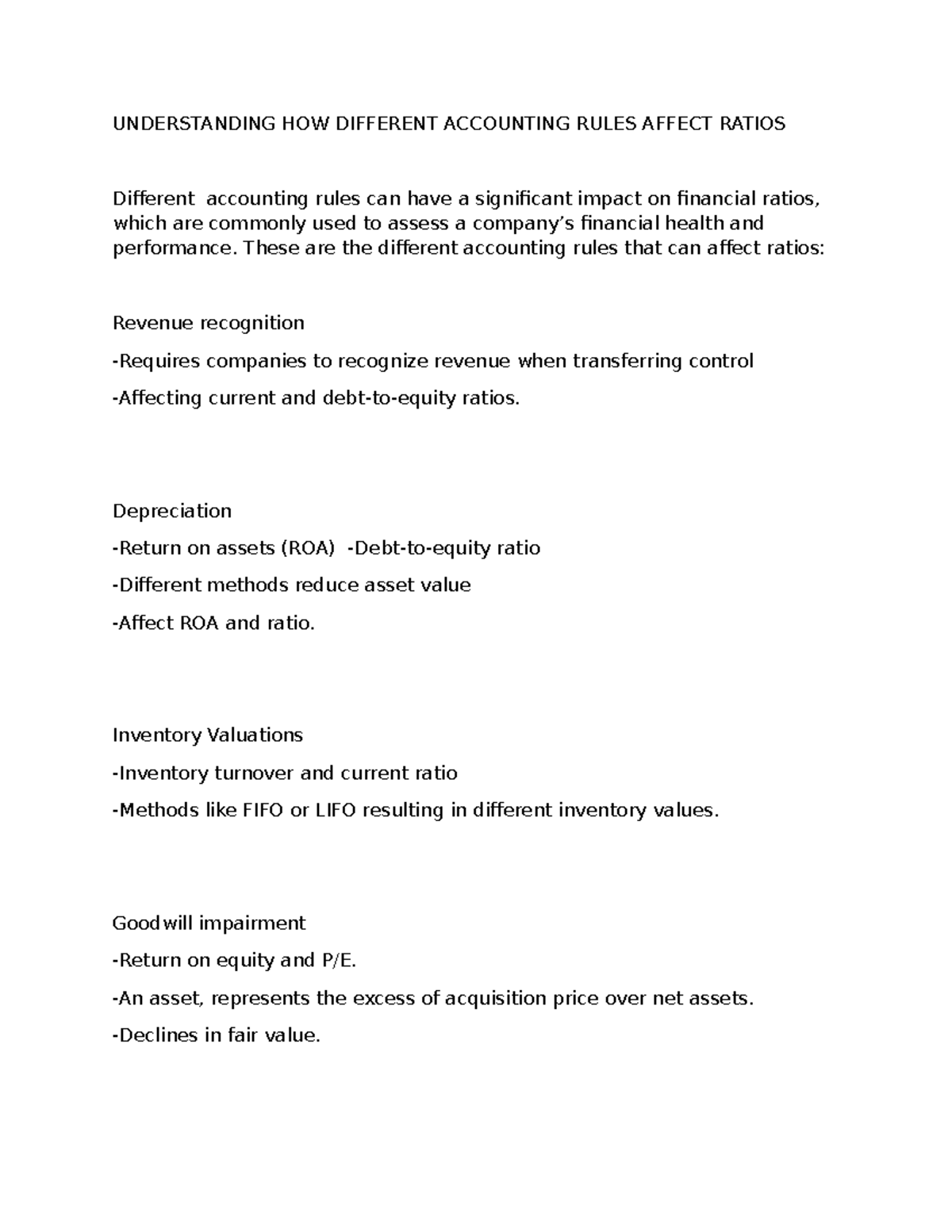 Understanding Acc Rule Affect Ratio - UNDERSTANDING HOW DIFFERENT ...