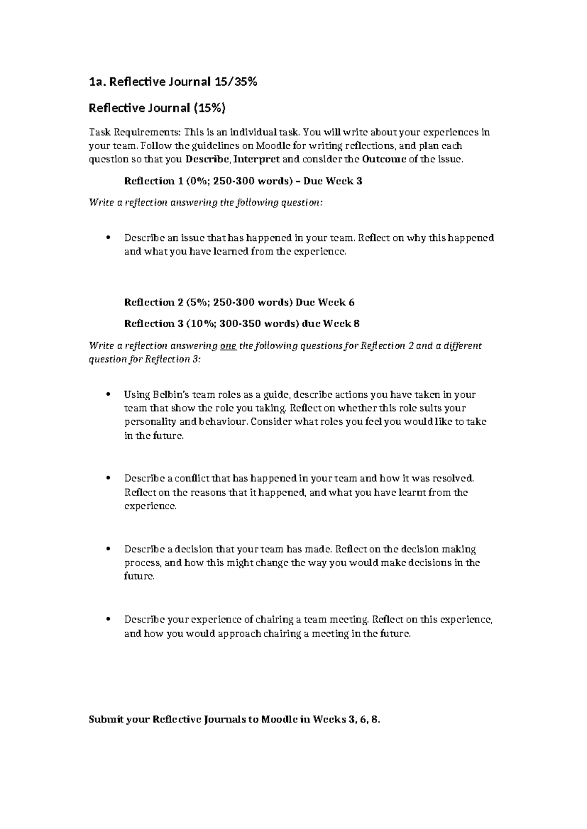 Reflective Journal Information-3 - 1a. Reflective Journal 15/35 ...