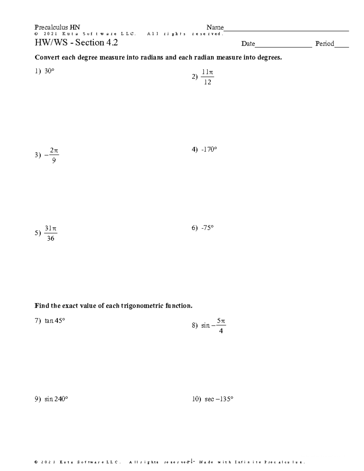 Section+4 - Practice Worksheet - ©n i 2 o 0 P 2 X 1 K cKxudtYa ...