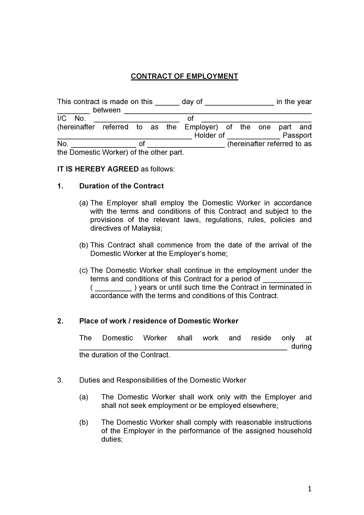 L3b Contract Of Employment Studocu