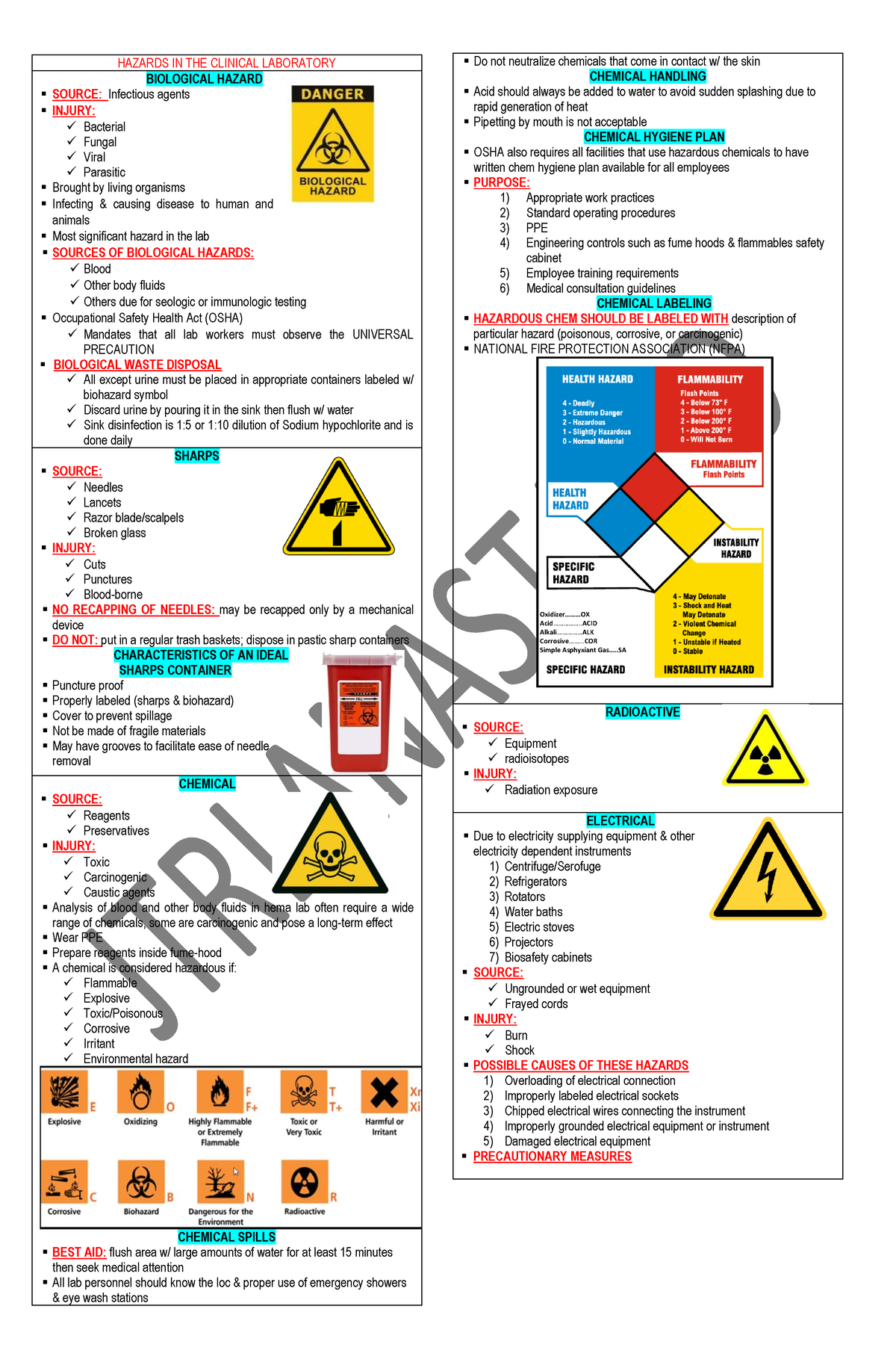 Safety IN THE Laboratory - Skills Enhancement - Studocu