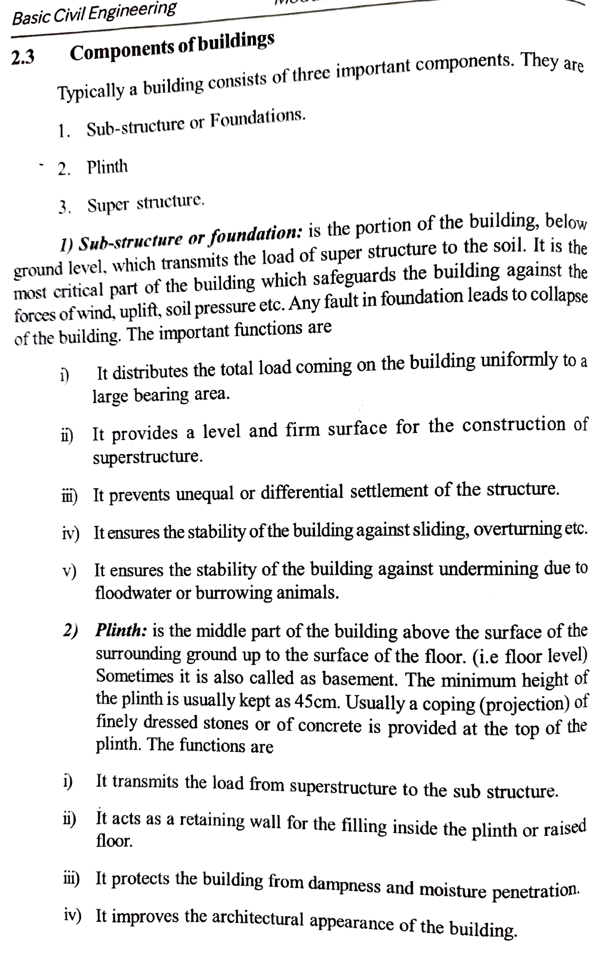 BCE2 - This Is Lecture Notes - Basic Civil Engineering Components Of ...