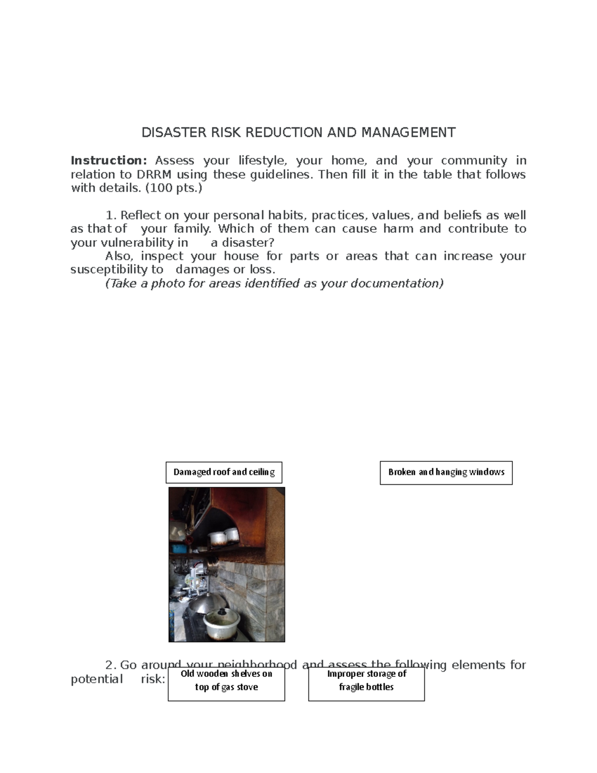A Surrounding Assessment of Disaster Risk Reduction and Management ...