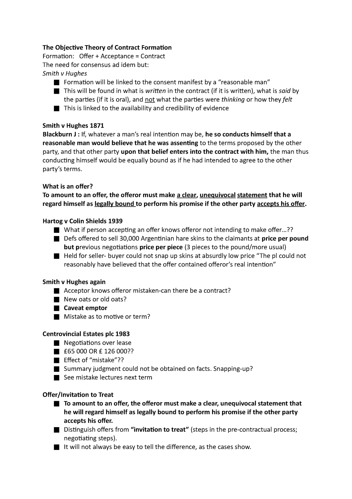 what-is-an-offer-contract-law-the-objective-theory-of-contract