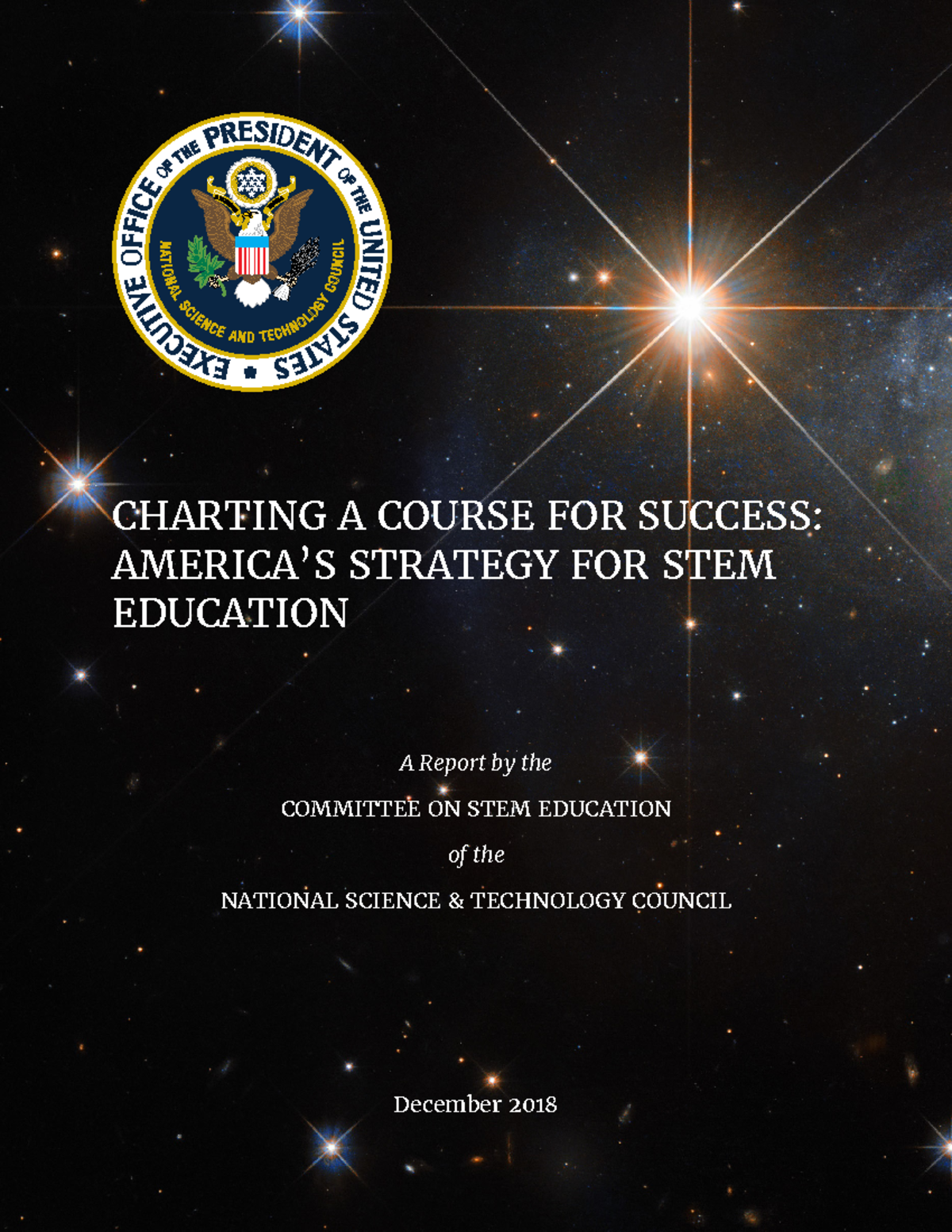 STEM Education Strategic Plan 2018 - CHARTING A COURSE FOR SUCCESS ...