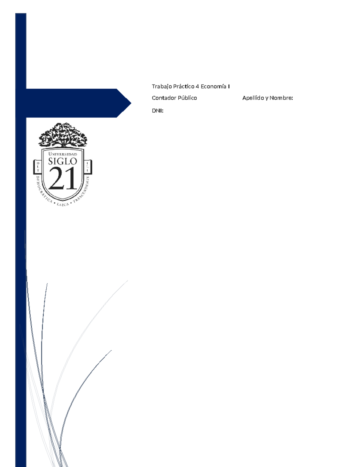 Trabajo Practico N° 4 - Tp Numero 4 Economia 1 - Trabajo Práctico 4 ...