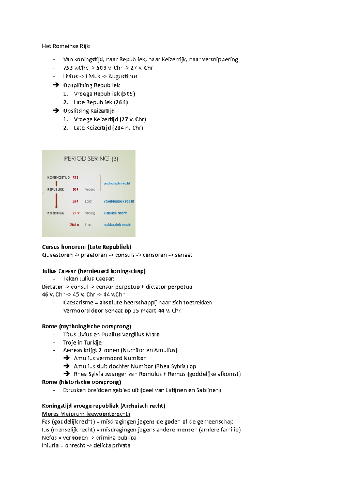 Week 35 Hoorcollege 2 Europese Rechtsgeschiedenis - Het Romeinse Rijk ...