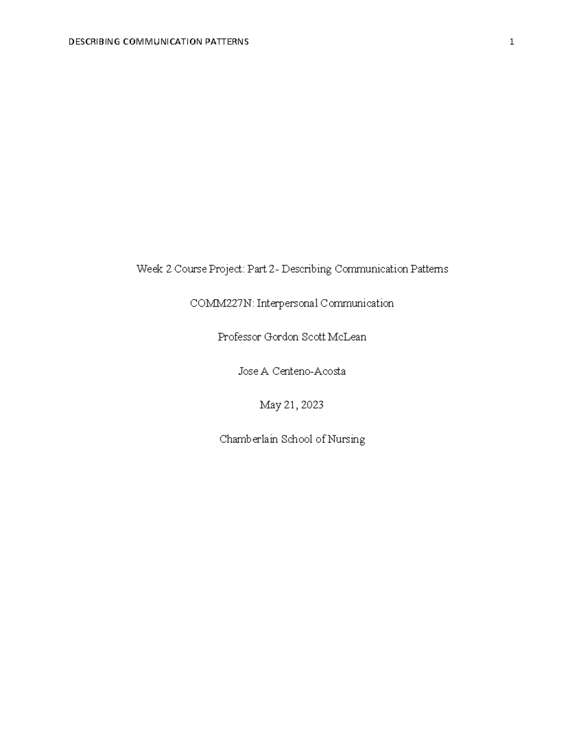 Week 2 course project part 2 describing communication patterns