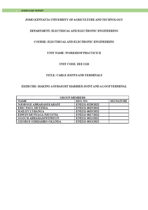Electrical machines I - JOMO KENYATTA UNIVERSITY OF AGRICULTURE AND ...
