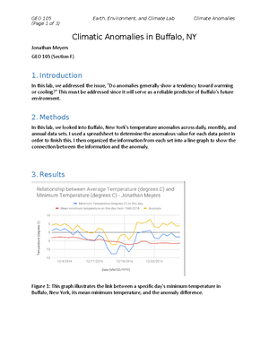 GEO106 Spring 23 Syllabus Final Draft - GEO106: Global Climate Change ...